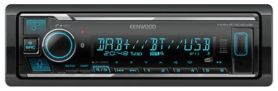 Kenwood KMM-BT508DAB MP3-Autoradio DAB Bluetooth USB iPod AUX-IN - Bild 1 von 3