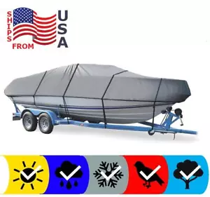 Boat Cover for Century Resorter 18 Trailerable Storage Mooring Fishing - Picture 1 of 7