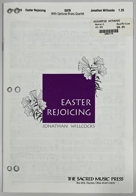 Easter Rejoicing by Jonathan Willcocks SATB Chorus Keyboard Brass Sheet Music - Image 1 of 4