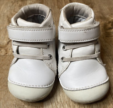 Stride Rite SM Frankie Leather White Shoes 5.5 Little Kid Bootie