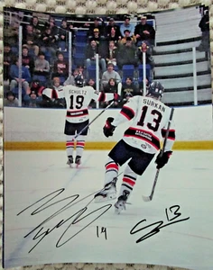 MADDOX SCHULTZ & CHASE SURKAN Signed 8x10 Matte Photo Regina Pats 2028 NHL Draft - Picture 1 of 2