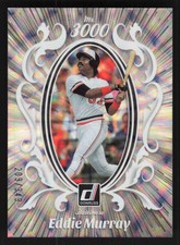 2023 Panini Donruss #M3K-10 Eddie Murray Mr. 3000 Silver Insert #'d /349