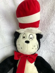 VTG Dr Seuss The Cat In The Hat Stuffed Animal Plush Macys 1995 30" - Picture 1 of 6
