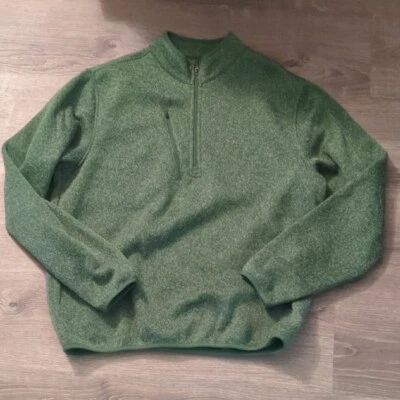 Pullover Donald Ross Sportswear verde golf 1/2 cremallera talla grande Foto 1 de 4