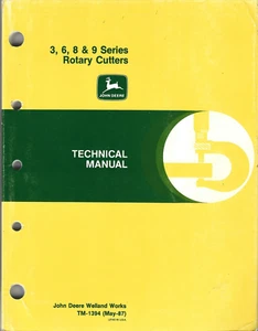 John Deere 3, 6, 8 and 9 Series Rotary Cutters Technical Manual - Picture 1 of 2