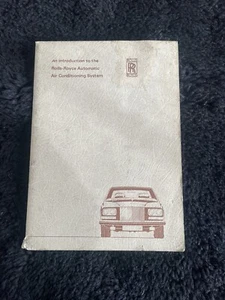 Rolls-Royce Camargue 1975 Air Con Owners Manual Handbook Supplement TSD2989 OEM - Picture 1 of 21