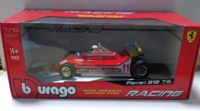 BURAGO 1:18 AUTO F1 FERRARI 312 T4 #11 SCHECKTER '79 GP MONACO 18-16814 18-01545 - Immagine 1 di 2