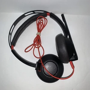 POLY BLACKWIRE [C5220T] WIRED DUAL-EAR STEREO HEADSET WITH BOOM MIC - Picture 1 of 6