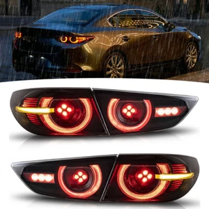 VLAND Pair LED Tail Lights For Mazda 3 Axela Sedan 2019 2020 2021 Plug and Play - Picture 1 of 10