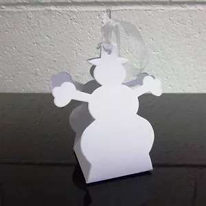 Bomboniera Pupazzo di Neve Bianco Decorazione Albero di Natale - Scegli Quantità - Foto 1 di 1