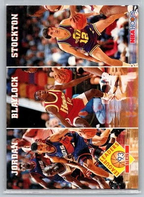 1993 Hoops League Leaders Jordan Blaylock Stockton 289 - Image 1 of 2