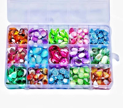 Meredmore 400PCS Bulk Self Adhesive Gems Jewels Rhinestones Small, multicolor  - Image 1 of 4