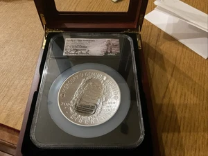 2019-P Apollo 11 Commem 5 Ounce Silver $1 NGC PF70 UCAM FDOI Charlie Duke Aut... - Picture 1 of 2