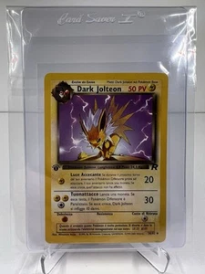 Dark Jolteon 38/82 1st Edition ITALIAN Team Rocket LP Pokemon TCG - Picture 1 of 24