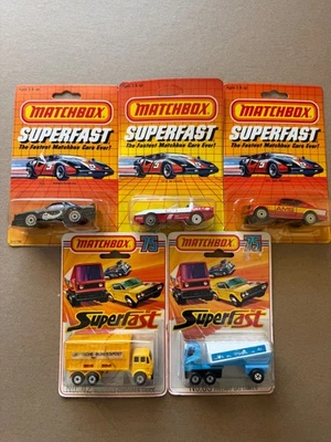 Matchbox SuperFast coleção 5 peças - Imagem 1 de 4