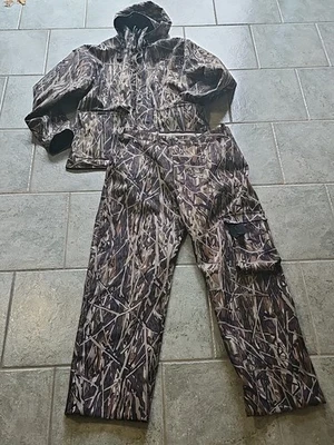 Cabela’s Dry Plus Pants 38 Jacket Mens XL Brush Camo Hunting Vtg 90s Outfit Deer - Image 1 of 4