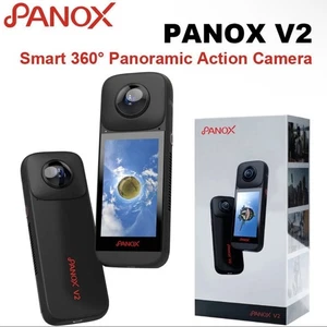 PanoX V2 12K Panorama Action Camera 3.0" Screen 4K 360° Panoramic Live Streaming - Picture 1 of 23