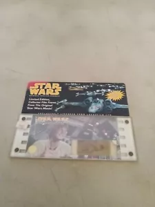 Limitierte Auflage Star Wars authentisch 70 mm Film Originale Blockbuster 1995 - Bild 1 von 5