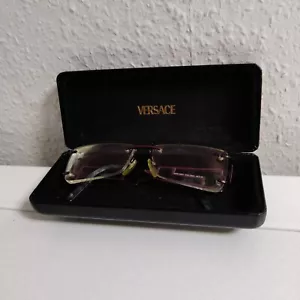 Gafas Gianni Versace vintage, marco óptico sin montura Hecho en Italia Modelo M57 - Imagen 1 de 10
