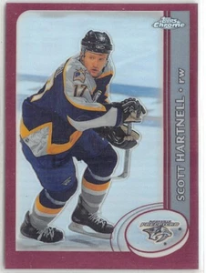 2002-03 Topps refractores cromados #116 Scott Hartnell - Imagen 1 de 2
