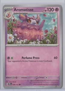 Pokémon 2025 PRISMATIC EVOLUTIONS AROMATISSEE 39/131 MINT Never Played - Picture 1 of 1
