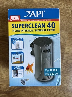 API Superclean Internal Filter Aquarium Crystal Clear Healthy Water Fish Tank - Image 1 of 4