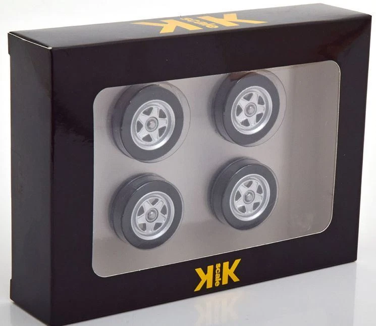 KK Scale Ferrari Testarossa Wheel and Tyre Set  1:18 Scale - Image 1 of 1