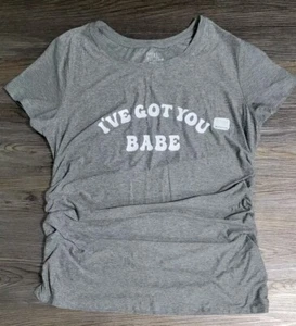 Time and Tru Women's Maternity Graphic T-Shirt Size L (12-14). - Picture 1 of 4