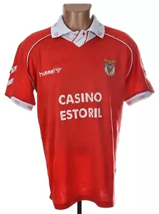 CAMISETA DE FUTBOL LOCAL BENFICA PORTUGAL 1993/1994 HUMMEL XL - Imagen 1 de 11