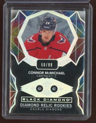 2020-21 Black Diamond Diamond Relic Rookies #BDRCM Connor McMichael RC 50/99 - Image 1 of 2