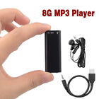 Mini Spy Hidden Audio Recorder MP3 Voice Activated Office Listening Device 8GB