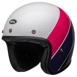 Casco de motocicleta Bell Custom 500 riff rosa/púrpura - Imagen 1 de 12