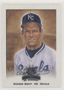 2002 Donruss Diamond Kings Sample Silver George Brett #140 HOF