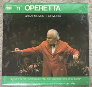 Arthur Fiedler and the Boston Pops Time Life Records Volume 11 Operetta New - Imagen 1 de 2