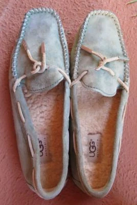 MOCASINES DE GAMUZA VERDE UGG TALLA 8 Foto 1 de 4