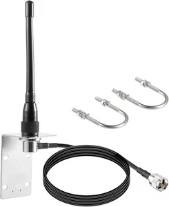 Antena de radio marina VHF bajo perfil 156-163 MHz antena conector PL259 con - Imagen 1 de 5