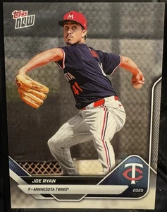 2025 MLB Topps Now Joe Ryan Minnesota Twins Road to Opening Day 2025 OD-84 - Picture 1 of 2