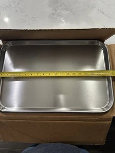 Vollrath 80190 Vassoio porta strumenti in acciaio inox massiccio. Nuovo! - Foto 1 di 7