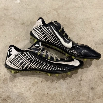 Nike Vapor Carbon Elite TD Football Cleats Black White Size 12 631425-010 RARE - Image 1 of 4