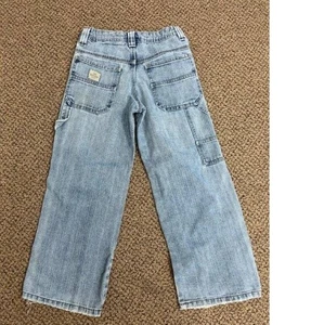Lee Carpenter Jeans Boys 10 Blue Adjustable Waist Denim - Picture 1 of 5