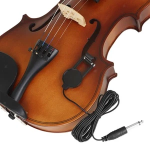Violin Pickup Clip on Portable Pickup and 2.8 Meters Audio Cable Violin Acoustic - Picture 1 of 7