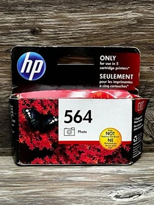 HP 564 Photo Ink Cartridge CB317WN Genuine OEM Original New Sealed EXPIRES 06/22 - Picture 1 of 3