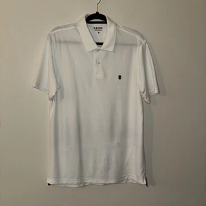 IZOD White Stretch Golf Polo. Men's - Size M - Picture 1 of 4