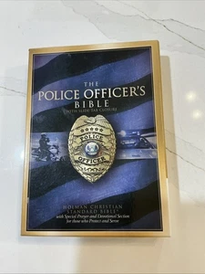 HCSB The Police Officer's Bible 2004 Black Bonded Leather - VG/EX - Picture 1 of 4