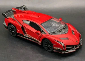 🔥Kinsmart - Lamborghini Veneno (Matte Red) - 1:36 - Loose - Picture 1 of 10