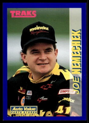Joe Nemechek 1994 Traks Auto Value Parts Stores Collector Cards # 30 RC Base - Image 1 of 2
