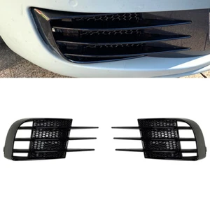 1 Pair Front Lights Fog Cover Lamp Hood For VW Golf 6 MK6 08-13 Volkswagen - Picture 1 of 6