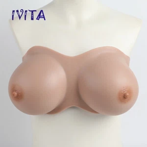 IVITA G Cup Pechos de Silicona Completos Fake Boobs Crossdressers - Imagen 1 de 12
