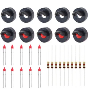 10 set volto bersaglio con LED per segnale ferroviario 1:150 scala N Z 1 aspetto JTD11 - Foto 1 di 5