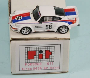 1992 Porsche 911 turbo Brumos IMSA #58 tubolare/stucco Pit Models anni 90 1:43 - Foto 1 di 3